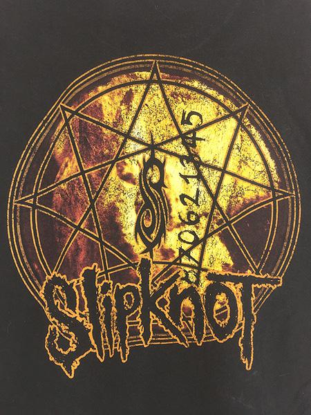 古着 00s Slipknot 「870621345」 覆面 ヘヴィ メタル ハードコア バンド Tシャツ 2XL 古着 00s Slipknot 「870621345」 覆面 ヘヴィ メタル ハードコア