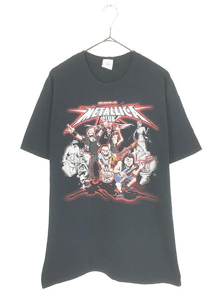 古着 10s LLICA 「METCLUB 2014」 豪華 アートワーク ヘヴィ メタル ロック バンド Ｔシャツ L