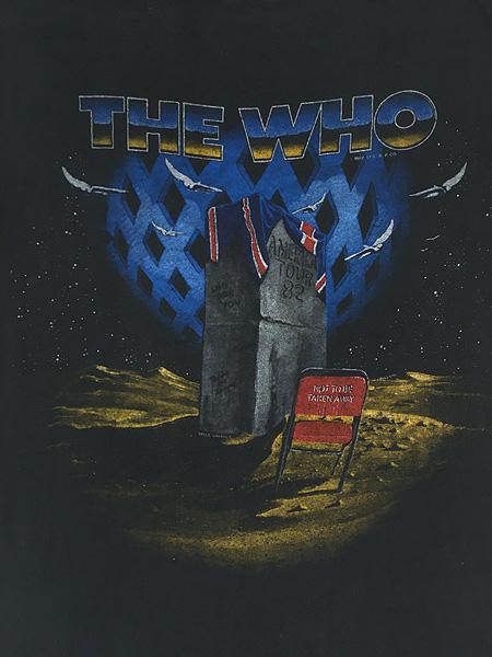 古着 80s USA製 The Who 「Not To Be Taken Away Tour 82」 ツアー ロック バンド Tシャツ M