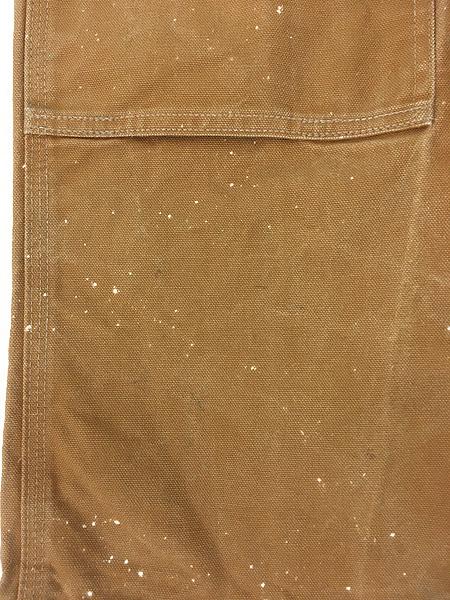 古着 USA製 Carhartt BRN ブラウン ダック Wニー ワーク ペインター
