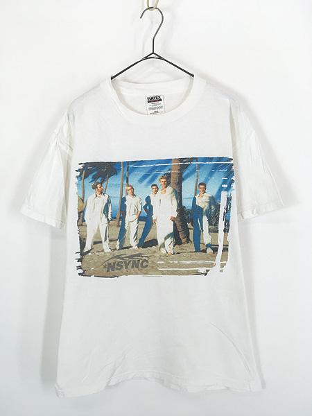 古着 90s NSYNC インシンク フォト アイドル ポップ ミュージック Tシャツ L