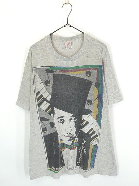 古着 90s USA製 Duke Ellington 大判 アート ピアノ ジャズ ソウル ブルース ミュージック Tシャツ XL