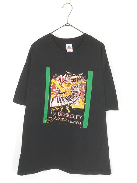 古着 00s The Berkeley Jazz Festival ジャズ ブルース ミュージック フェス Tシャツ XL