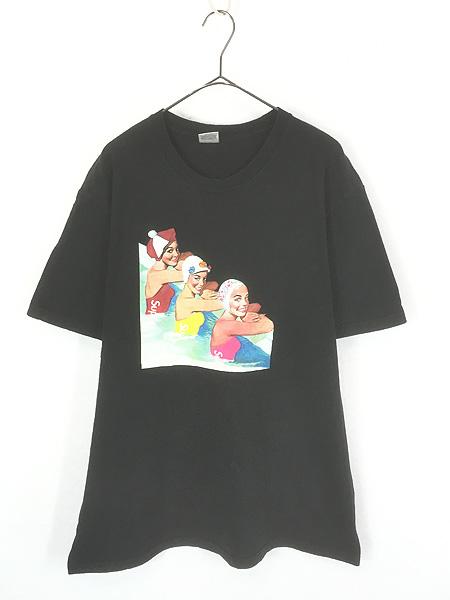 古着 18SS USA製 Supreme 「Swimmers Tee」 水泳 スイマーズ グラフィック 100%コットン Tシャツ L