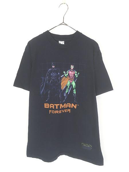 古着 90s BATMAN FOREVER バットマン ロビン アメコミ ヒーロー ムービー Tシャツ L 古着