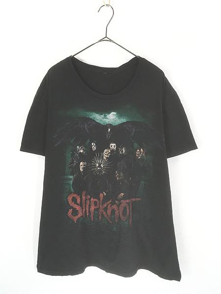 古着 10s Slipknot 「Prepare For Hell」 覆面 ハードコア ヘヴィ メタル ロック バンド Tシャツ XL位