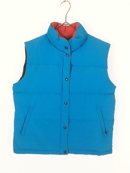 レディース 古着 90s TNF The North Face スナップ ネオン シェル グース ダウン ベスト M