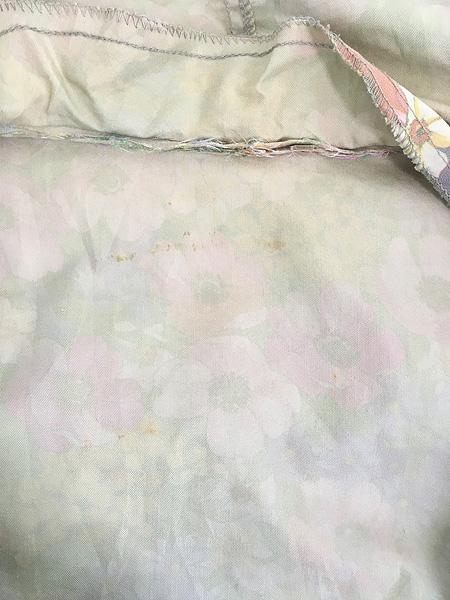 レディース 古着 90s 花 フラワー 総柄 ライト モッズ パーカー コート