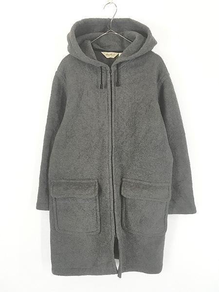 レディース 古着 90s USA製 Eddie Bauer フルジップ フーデッド フリース コート パーカー M