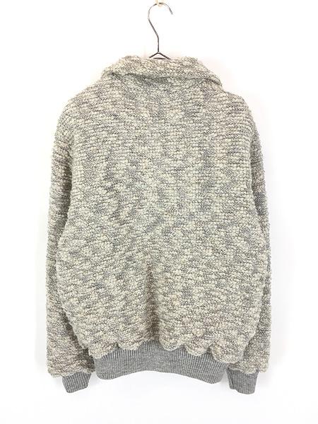 レディース 古着 80s Canada製 TUNDRA MIX アートヤーン ウール ニット