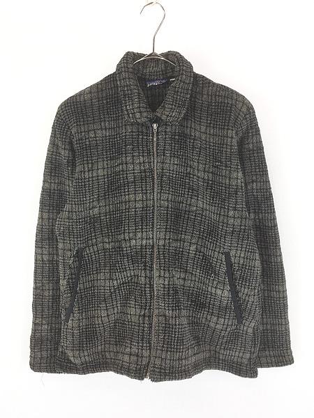 レディース 古着 98s USA製 Patagonia 「Ultra Plush Over Shirts」 チェック フリース ウルトラ プラッシュ オーバー シャツ ジャケット