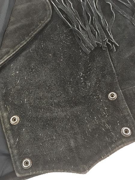 レディース 古着 80s the American Line by STEFANO 本革 スエード