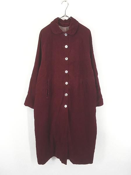 レディース 古着 50-60s Celanese コーデュロイ フレア ロング コート L位