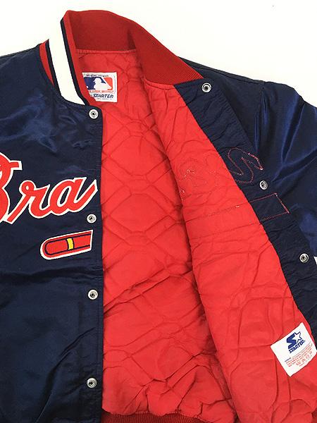 【美品】90年代 STARTER スターター アトランタ ブレーブス スタジャン 美品】90年代 STARTER スターター アトランタ ブレーブス スタジャン