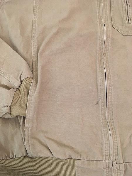 古着 00s Carhartt コットン キャンバス パデット ワーク ジャケット