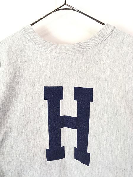古着 90s USA製 Champion Reverse Weave HOLDERNESS 「H」 BIG