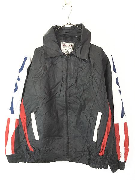 古着 90s USA 星条旗 本革 オール レザー スタジャン ジャケット XL位 古着