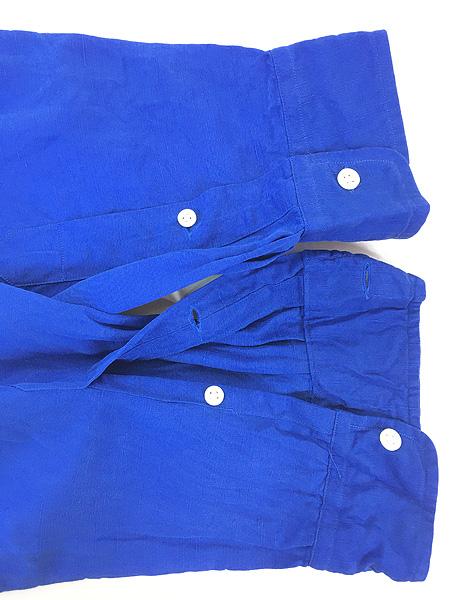 古着 90s Ralph Lauren 「BLAKE」 ワンポイント ソリッド シルク