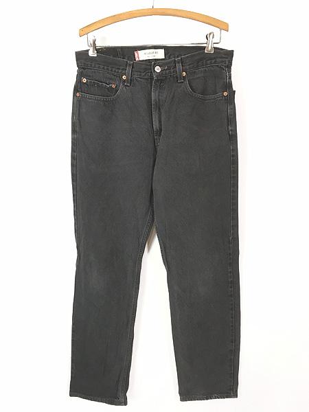 古着 00s Levi's 505-0260 サルファ ブラック デニム パンツ ジーンズ スリム W33 L31
