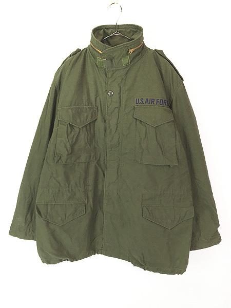 古着 80s 米軍 USAF M-65 3rd ミリタリー フィールド ジャケット L-L ミント!!
