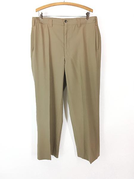古着 50s 米軍 US ARMY 「Tropical Worsted Khaki Officers」 ミリタリー トロピカル サマー ウール スラックス パンツ ストレート 37S