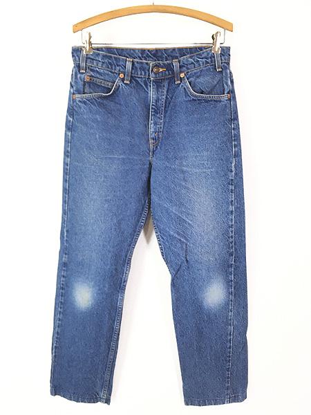 古着 90s Levi's 505-0215 濃紺 ブルー デニム パンツ ジーンズ スリム W31 L28