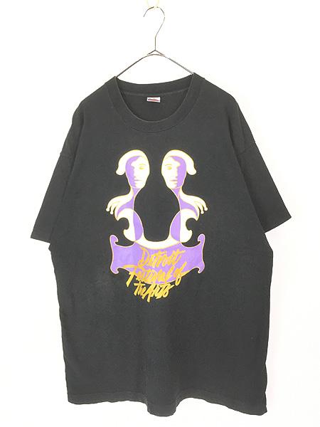古着 90s USA製 Detroit Festival of the Arts アート フェス グラフィック Tシャツ XL