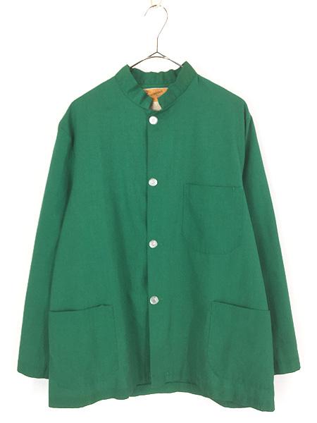 古着 70s Styled by American コットン ワーク スタンドカラー ジャケット 42?@