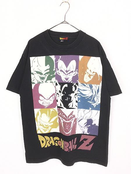 古着 00s Dragon Ball Z ドラゴンボール マルチ キャラクター 漫画 アニメ 逆輸入 Tシャツ L 古着