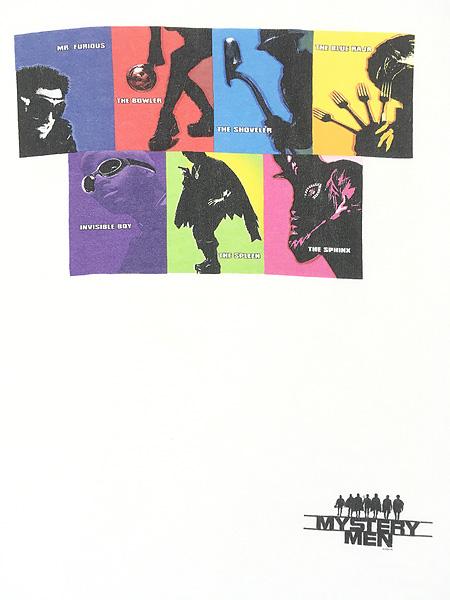 古着 90s Mystery Men SF コメディ ヒーロー 映画 ムービー Tシャツ XL