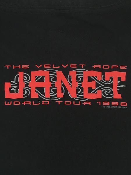 古着 90s Janet Jackson 「The Velvet Rope World Tour」 ツアー R&B