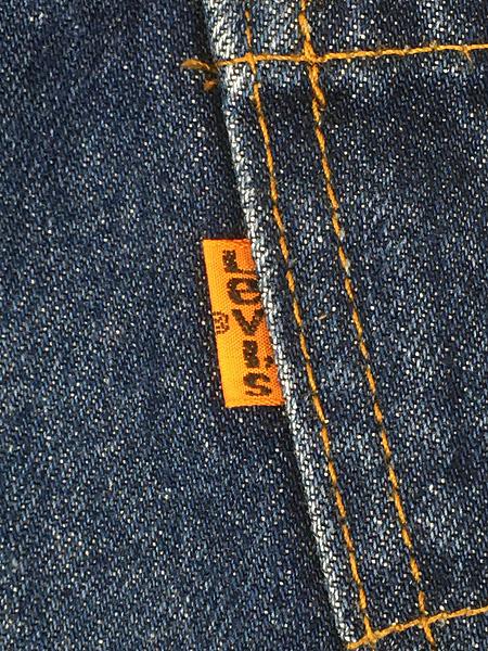 古着 80s USA製 Levi's 20505-0217 「ハチマル」 濃紺 ブルー デニム