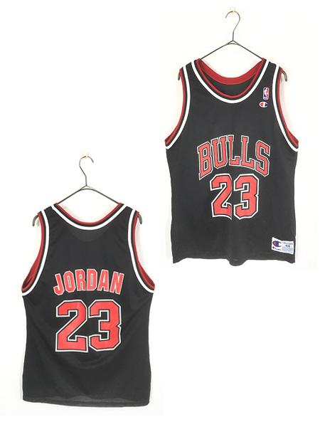 古着 90s USA製 Champion NBA Chicago BULLS ブルズ No23