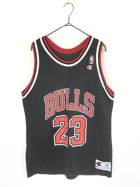 古着 90s USA製 Champion NBA Chicago BULLS ブルズ No23