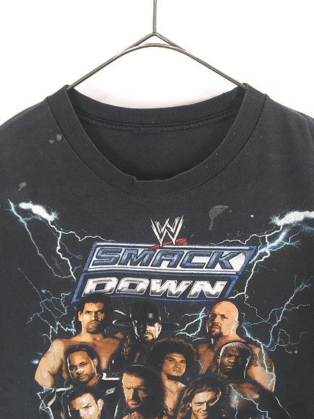 古着 00s WWE 「SMACK DOWN」 マルチ レスラー フォト プロレス