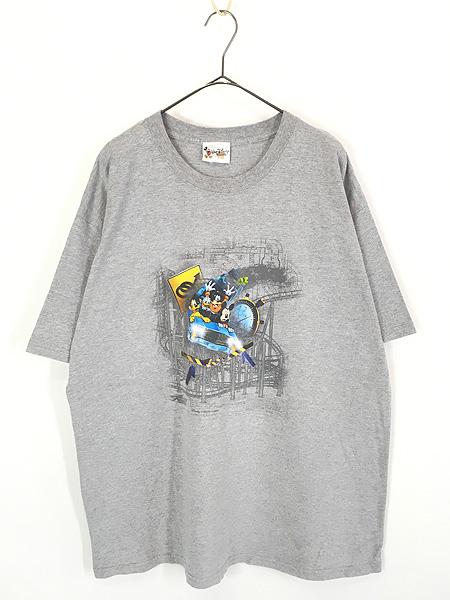 古着 90s Disney 「Rock'n'Roller Coaster」 ローラーコースター アトラクション Tシャツ XL 古着