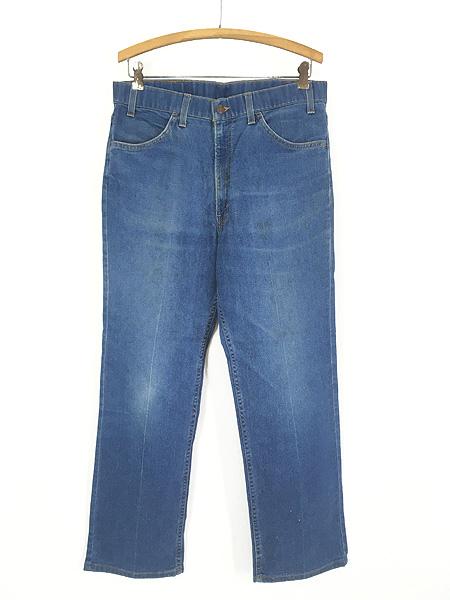 古着 90s USA製 Levi's 541-4615 ブルー ストレッチ デニム パンツ ジーンズ ブーツカット W33 L29