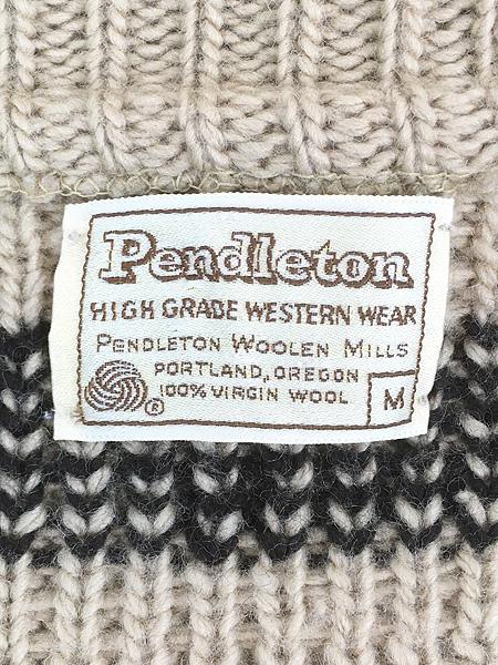 古着 70s USA製 Pendleton 「High Grade Western Wear」 ラーメン柄