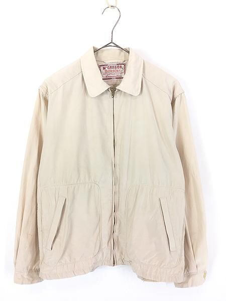 古着 60s USA製 McGREGOR 「Cravenette」 撥水 コットン レーヨン ドリズラー ジャケット ブルゾン 38