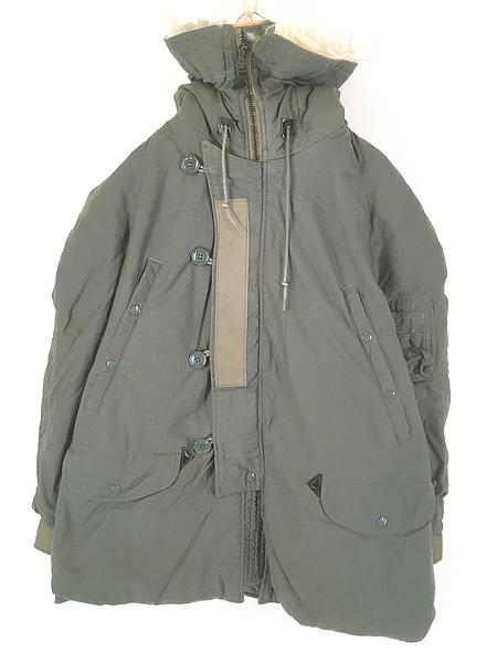 古着 70s 米軍 USAF N-3B 6279H 「リフレクター」 ファー フーデッド 防寒 フライト ジャケット パーカー L位