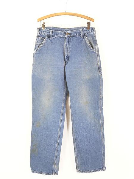 古着 00s Carhartt デニム ワーク ペインター パンツ W33 L31