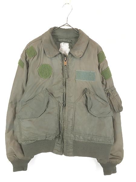 古着 90s 米軍 USAF CWU 45/P ミリタリー パデッド アラミド フライト ジャケット M