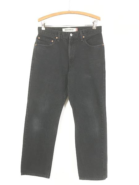 古着 00s Levi's 505-0260 サルファ スーパー ブラック デニム パンツ ジーンズ スリム W32 L30