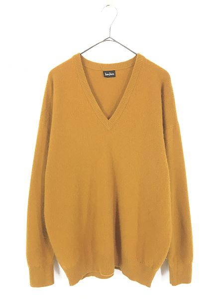 古着 80s Neiman Marcus 豪華 100% カシミア ウール ニット セーター XL位