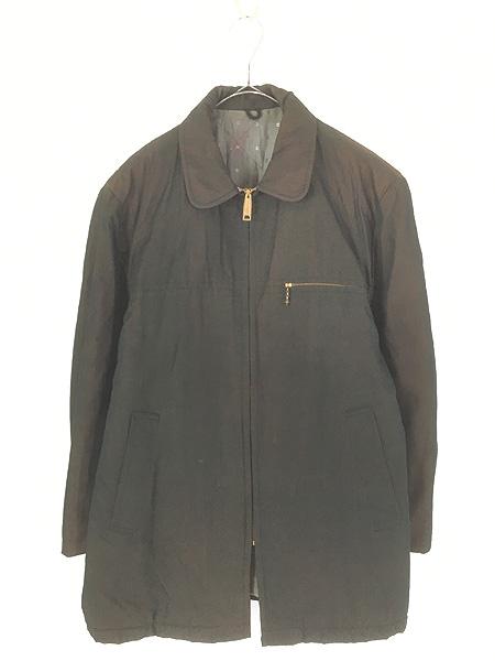 古着 60s 玉虫色 コットンサテン パデット スポーツ ジャケット ブルゾン 42