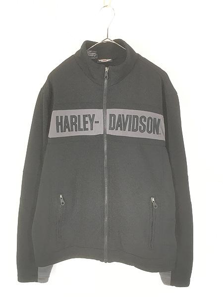 古着 HARLEY DAVIDSON  フリース 切替 ソフトシェル ジャケット M