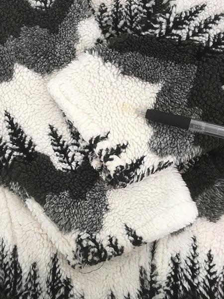 古着 90s USA製 BLACK MOUNTAIN 木 ツリー フォレスト ボーダー