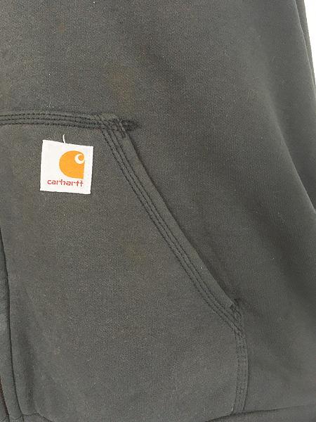 古着 10s Carhartt 裏地 メッシュ ワンポイント 刺しゅう スウェット