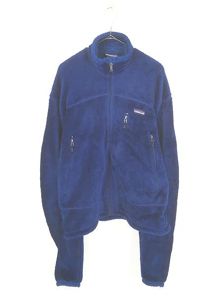 古着 09s Patagonia R4 レギュレーター ウィンドブロック フリース ジャケット ブルー M