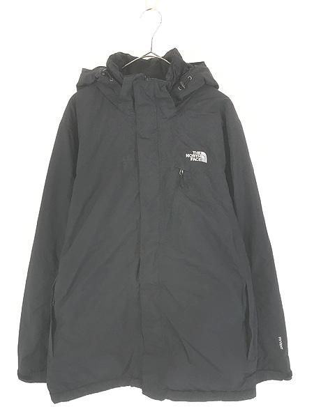 古着 TNF The North Face フリース ライナー 「HyVent」 2way 高機能 シェル ジャケット ブラック L